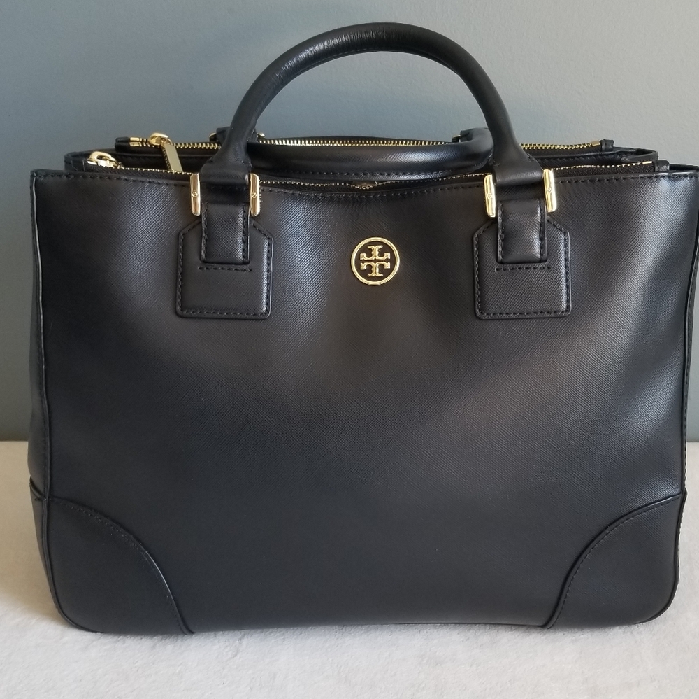 🌻SOLD🌻 Tory Burch Robinson Double Zip Handbag - Picture 3 of 16